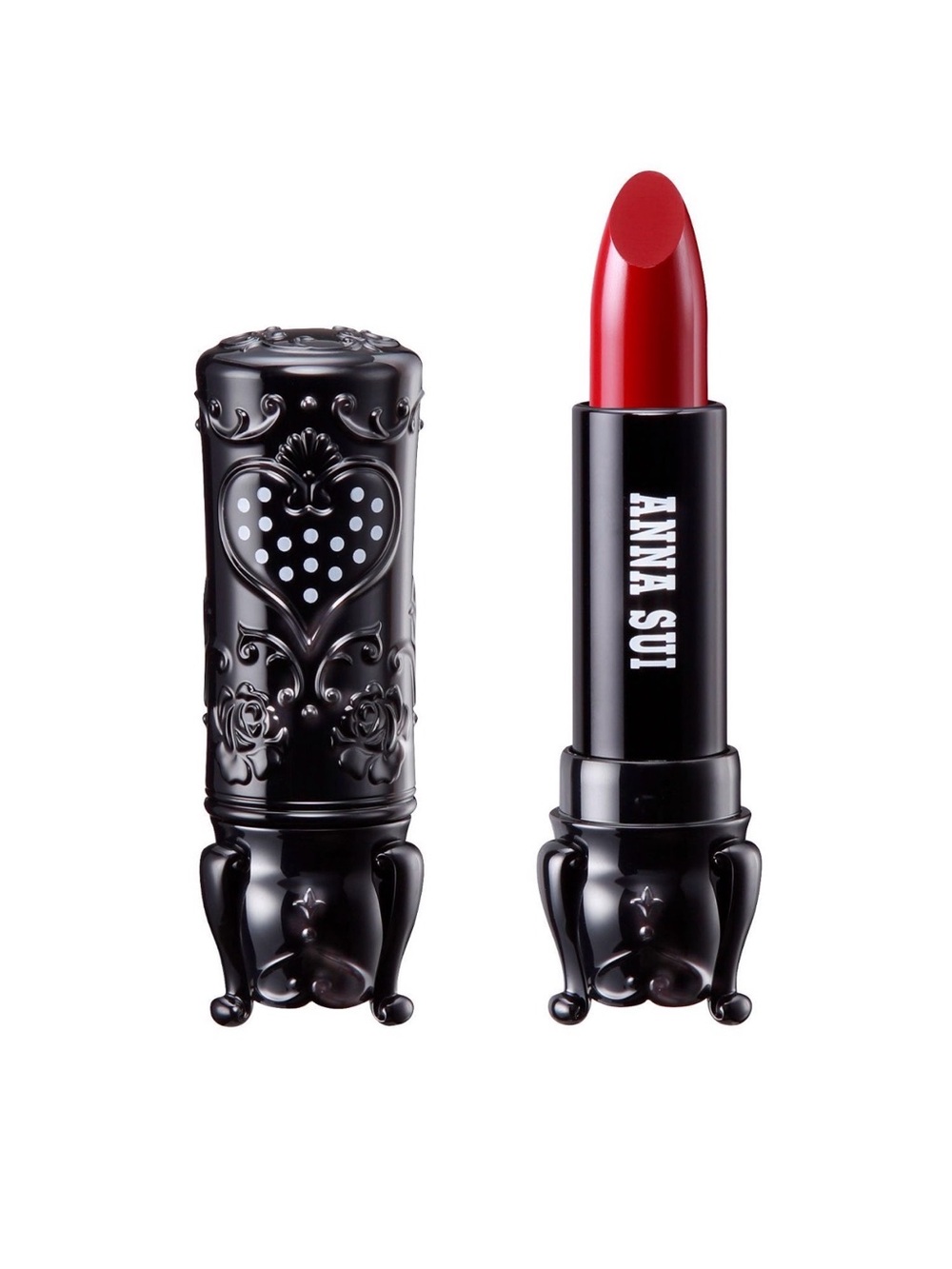 Anna Sui Sui Black Rouge S Lipstick 404 Classic Red NIB